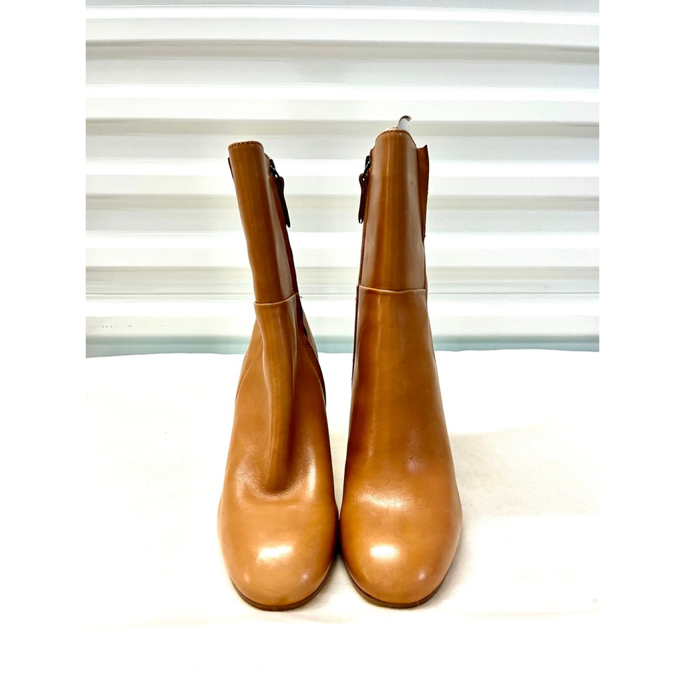 Seychelles Wild Ride tan leather mid-calf booties women size 8